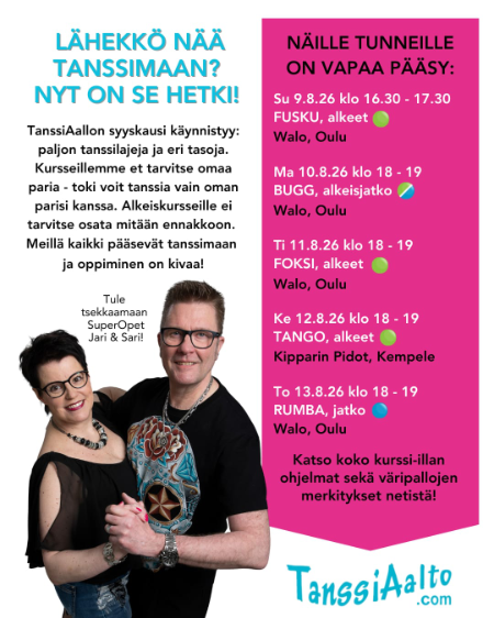 Kausi Alkaa 9.8.2026